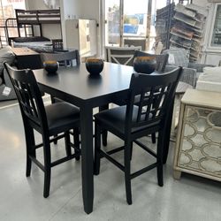 DINNING SET COUNTER HEIGHT  4CH (OTHER COLOR AVAILABLE  ) 