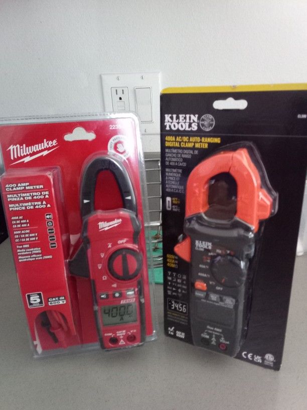 MILWAUKEE & KLEIN CLAMP METERS