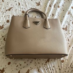 Beige Prada Tote Bag