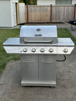 Nexgrill 4-burner Stainless Steel Propane Gas Grill With Side Burner
