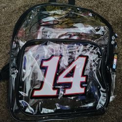 A Clear NASCAR Backpack