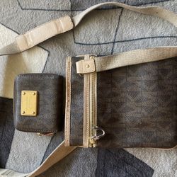 Michael Kors Crossbody Bag  And Wallet 