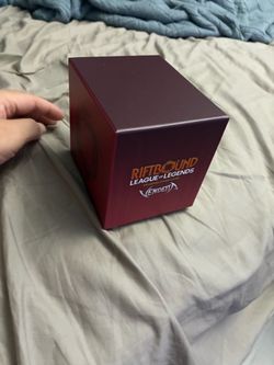 Riftbound League Of Legends Vendetta Storage Deck Box From Vault Bundle - Empty