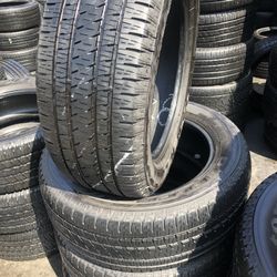 Set Of Four Bridgestone Tires 275/55/20