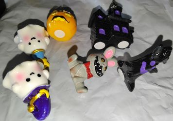 Mini Halloween figurine Set