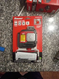 New Bauer  Horizontal cross Line Laser Level