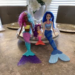Bundle Of Mermaid Barbies