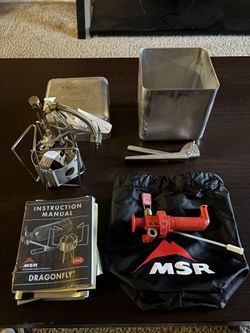 MSR Dragonfly Stove Kit – Camping / Backpacking Stove + Fuel Pump
