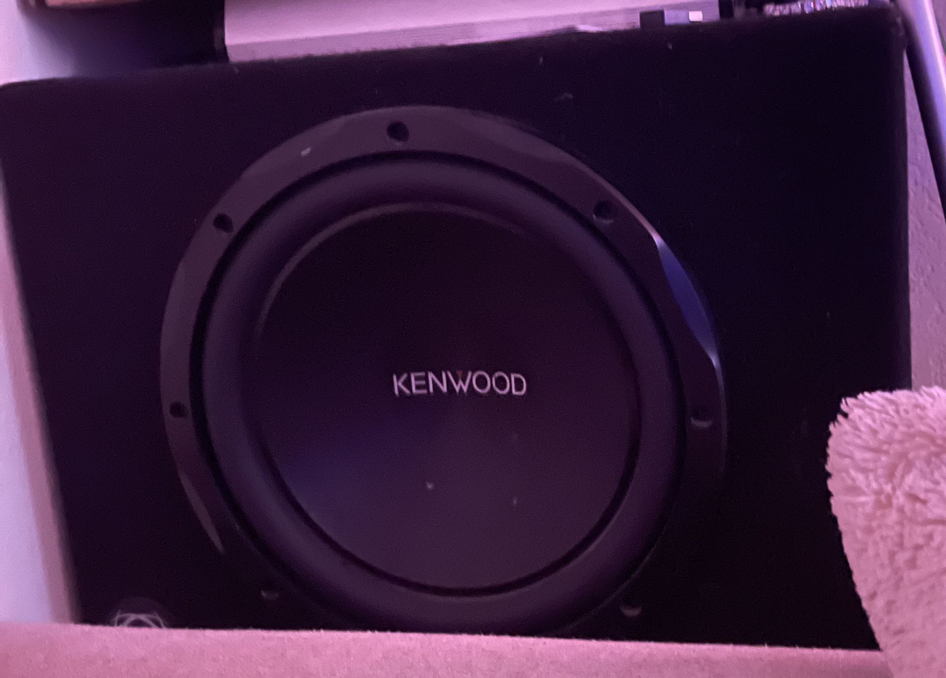 10inch Sub With Ported Box And Amp