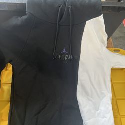 Nike Air Jordan Fly 11 Concord Legacy 72-10 Hoodie Men's M Black/White