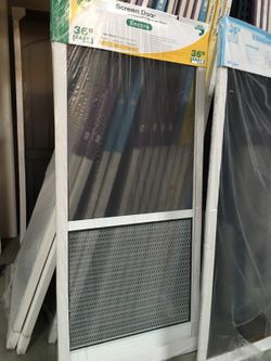 36x80 hinged screen door