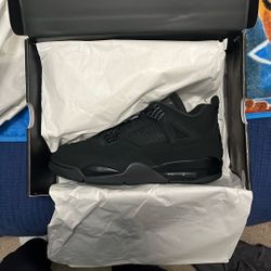 Black Cat Jordan Four Size 11