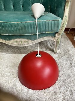 Retro style Metal red pendant light By IKEA 