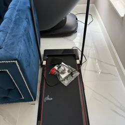 CURSOR FITNESS 12% Incline Walking Pad Treadmill with Handle Bar - 0.6-6.2MPH Quiet Foldable Treadmill for Home Office Under Desk 2.5HP Walking Pad wi