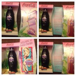 This unopened 8 oz. coke bottle commemorates Super Bowl XXIX played in Miami on JANUARY 29, 1995. "Joe Robbie Stadium"