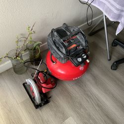 Craftsman Air Compressor + Circular Saw – $70 OBO