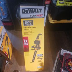 dewalt flexvolt 16" chainsaw kit