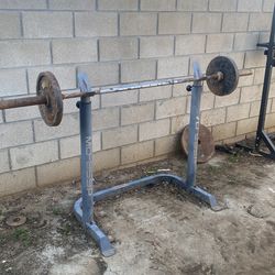 Barbell + rack