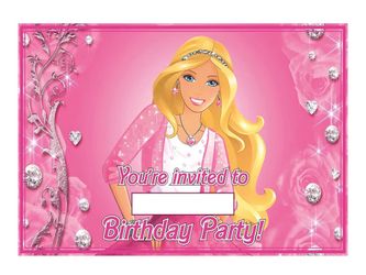 Barbie invites