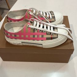 Pink Burberry Shoes Women 