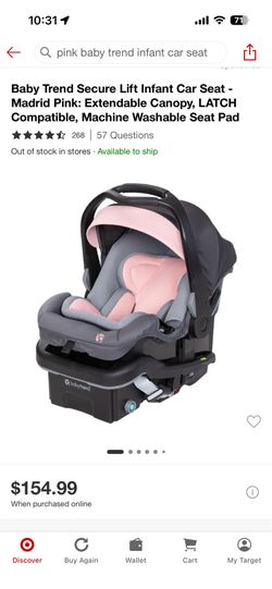 Infant car seat