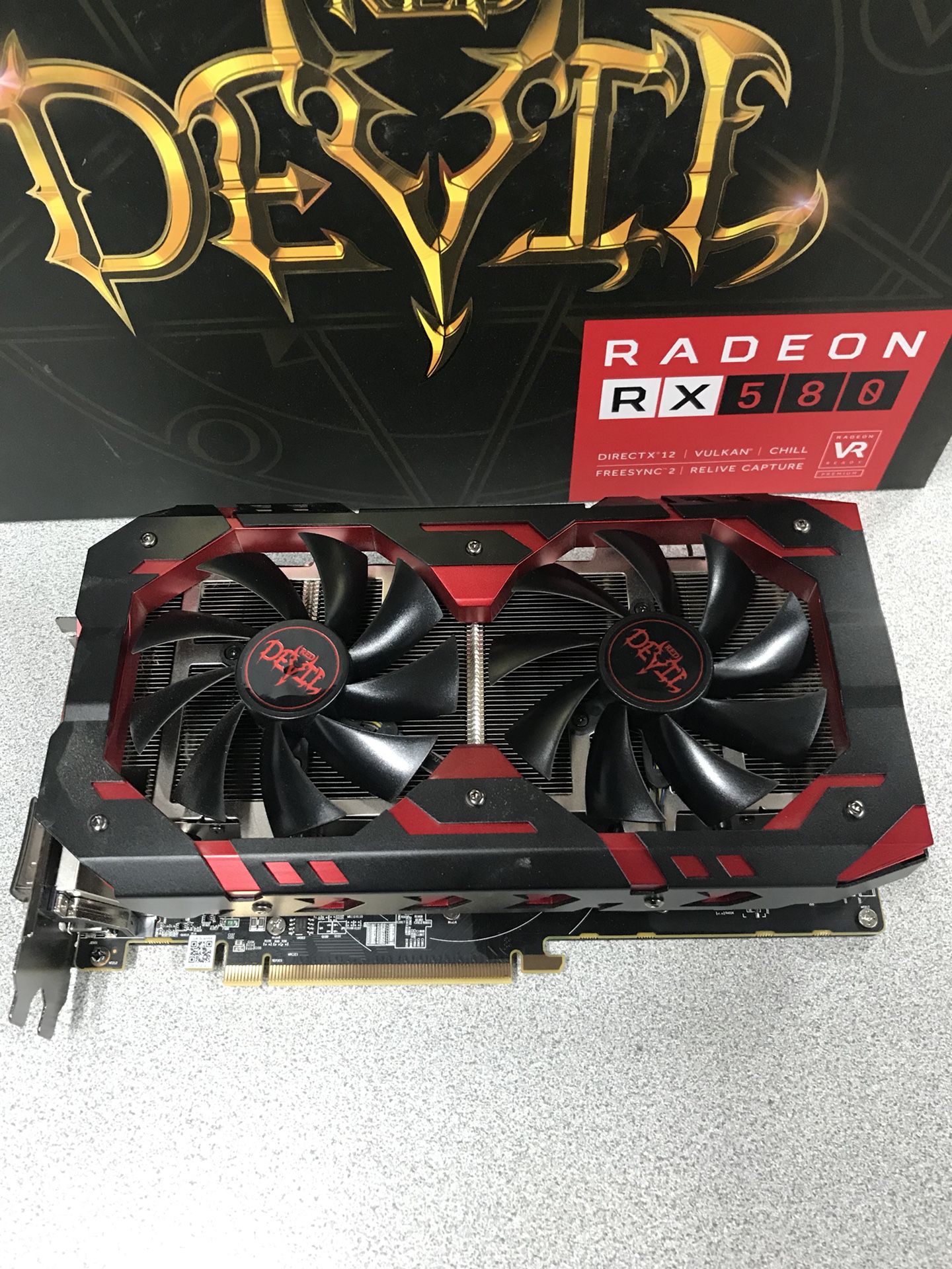 Dripping Disco eksistens PowerColor Red Devil Radeon RX580 8GB GDDR5 Graphics Card GPU for Sale in  McKinney, TX - OfferUp