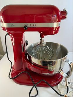 KitchenAid Pro 600 Series 6 Quart Bowl-Lift Mixer - Empire Red RKP26M1XER - Factory Refurbished Work