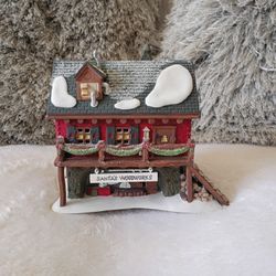 VTG 1993 Dept 56 Heritage Village North Pole Series Santa's Woodworks 5628-6