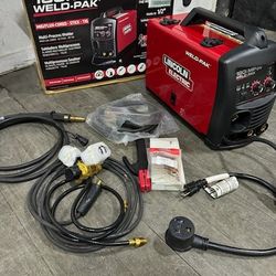 Lincoln 180 Amp Weld-Pak 180i Multi-Process Stick/MIG/Flux-Core/TIG, 120V or 230V Aluminum Welder with Spool Gun sold separately
