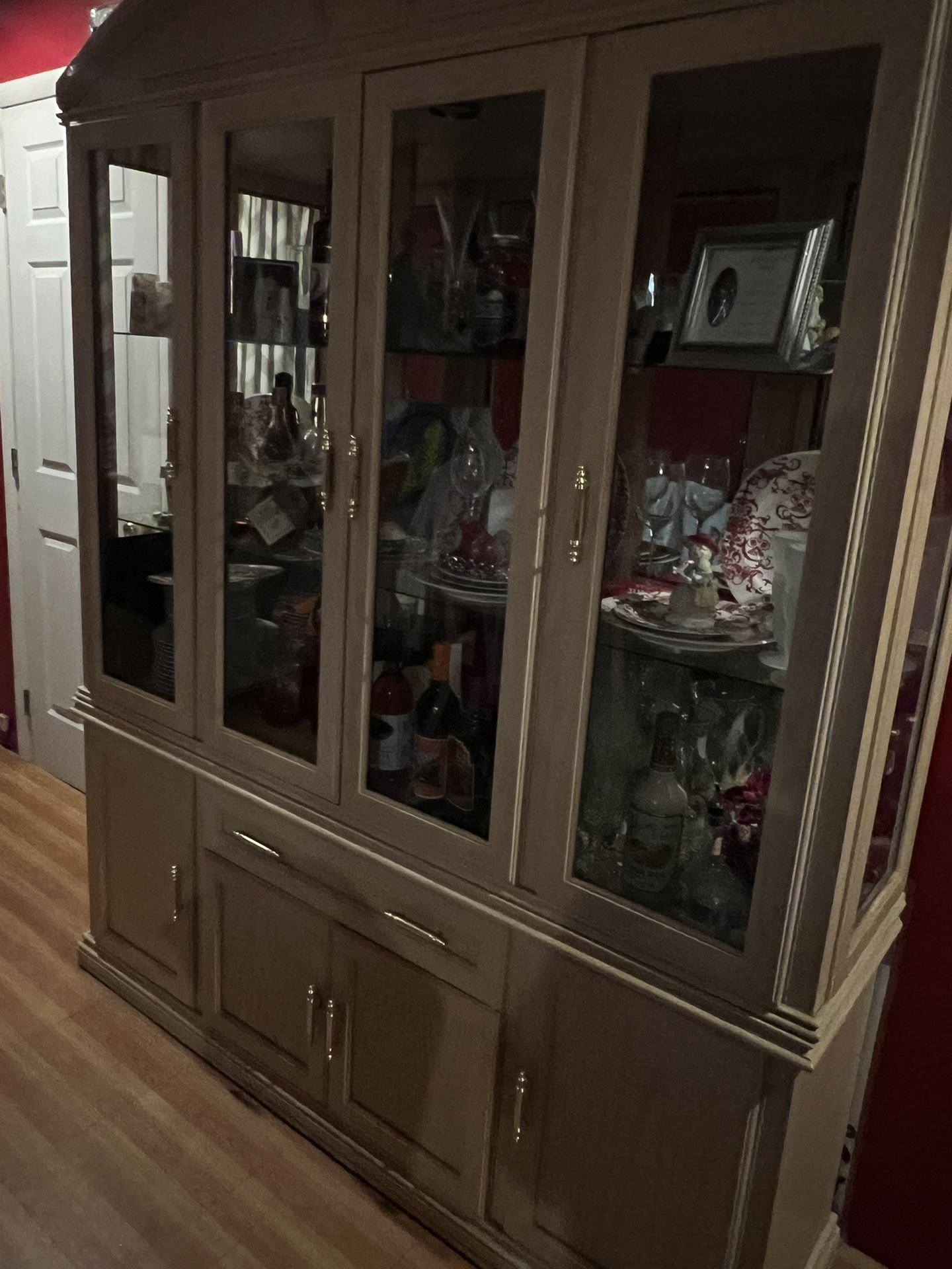 Large Curio Cabinet Dining Room