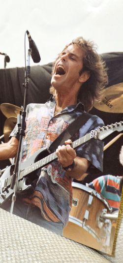 Vintage Bob Weir Grateful Dead Original Photography Concert Guitar 8x10 7/14/'85