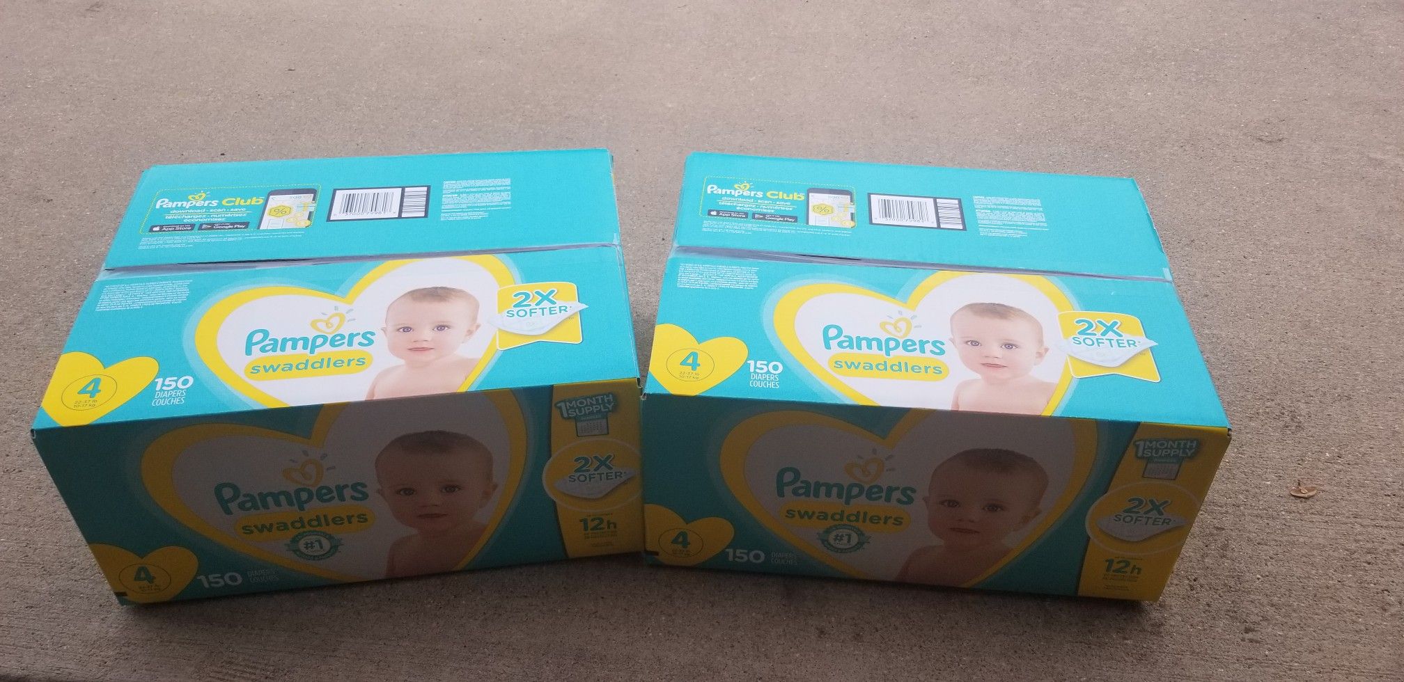 New Sealed Pampers Diapers Size 4