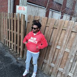 Red Band Addicts pull over hoodie