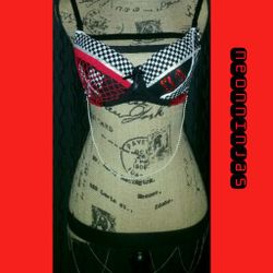 NEW handmade rave bra 32 b
