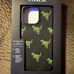 Coach Brand iPhone 15 Pro Max Slim Wrap Case