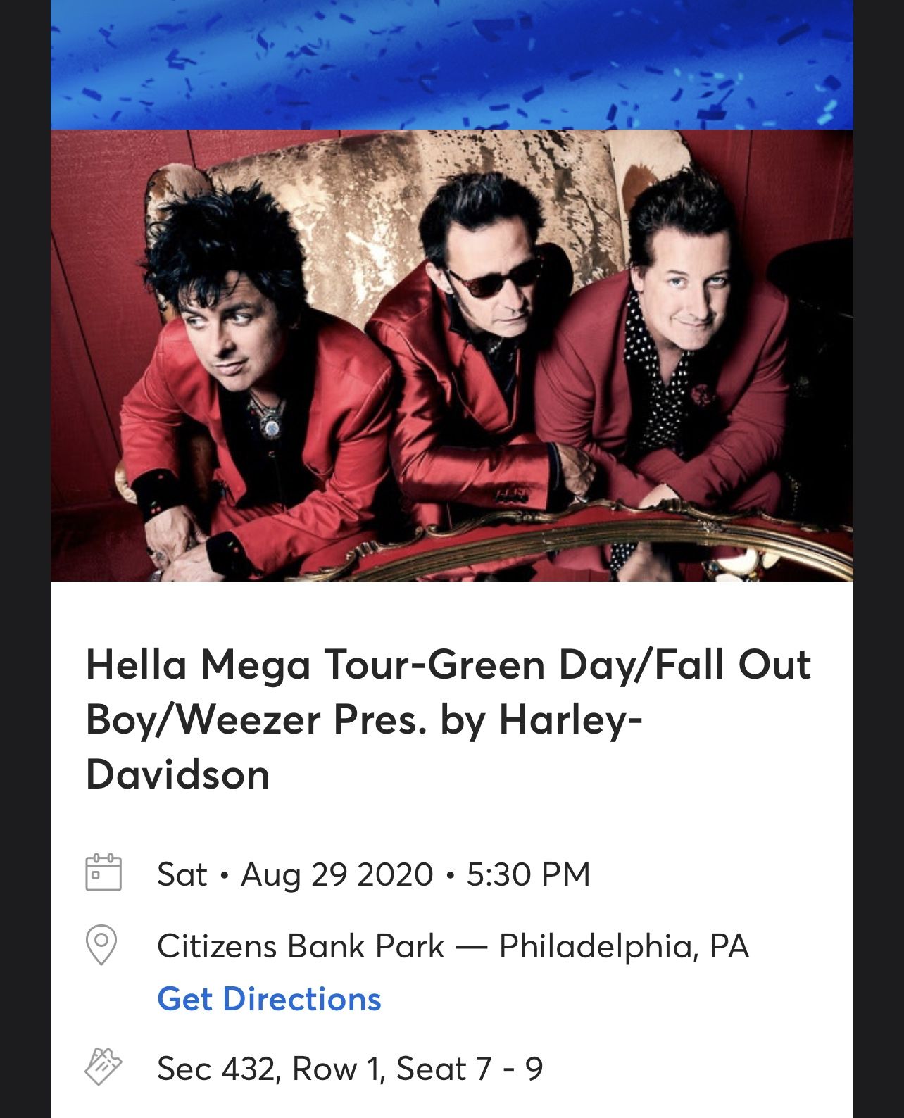 Hella Mega Tour Real Tickets From Ticket Master $89 X 3