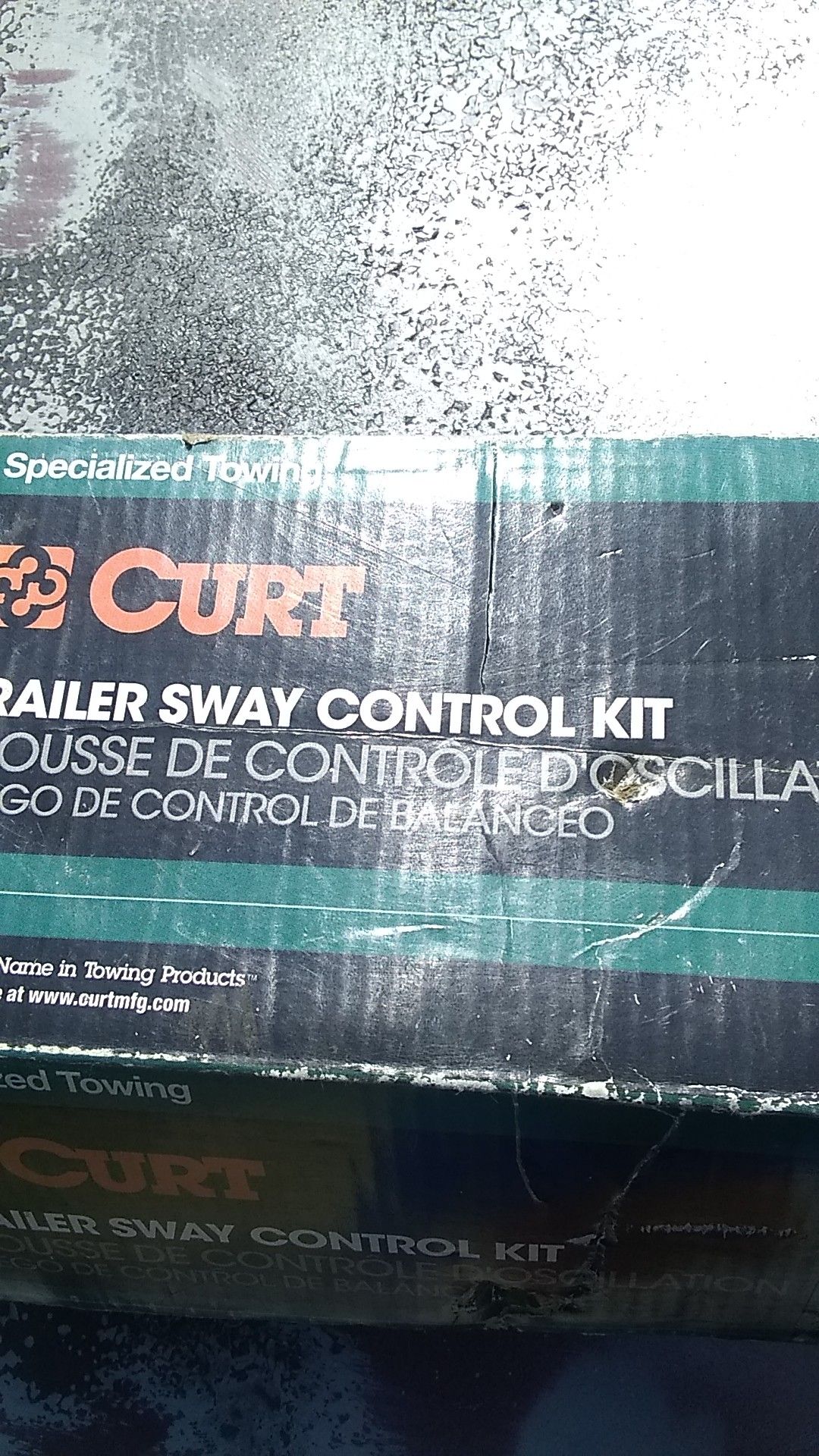 Trailer sway control kit