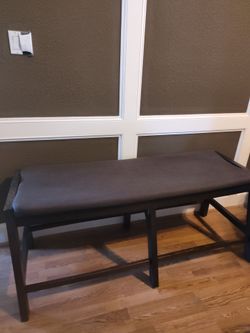 Beautiful 5 ft long entrance Bench Dark Wood