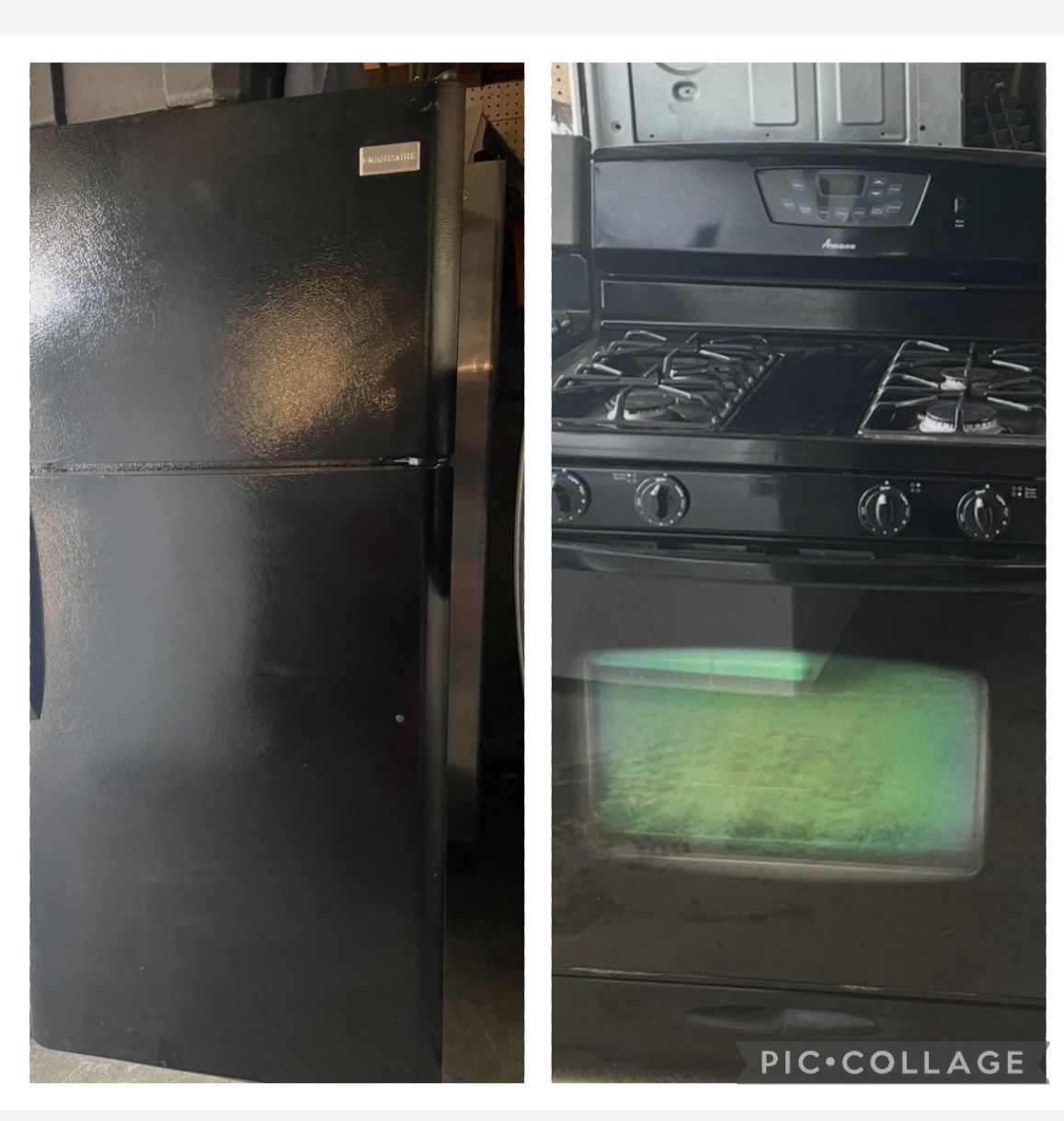 Set Of Gas Stove & Refrigerator
