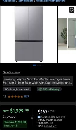 Samsung new fridge🔥🔥🔥Only tonight $600🔥🔥