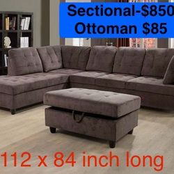 💫FREE DELIVERY💫Brand New Sectional Sofa Couch 