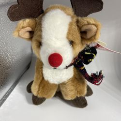 Russ Plush/ Sniffles The Reindeer W Tags