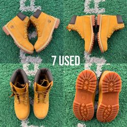 Timberland 6” Wheat. Size: 7