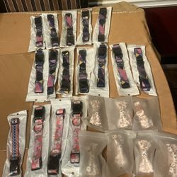Lot Of 24 Dog Collars 