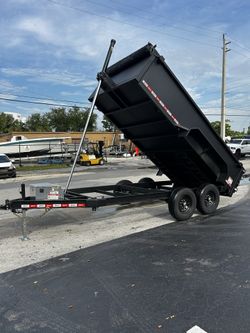 2025 7'x14' Dump Trailer 14k GVWR BRAND NEW