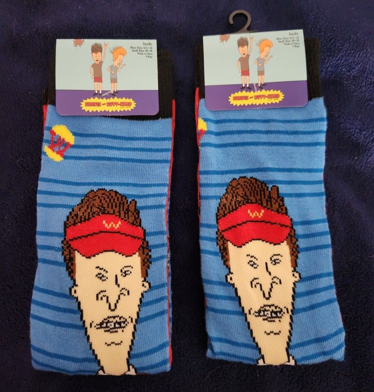 $5 Each Adult Beavis And Butthead Socks