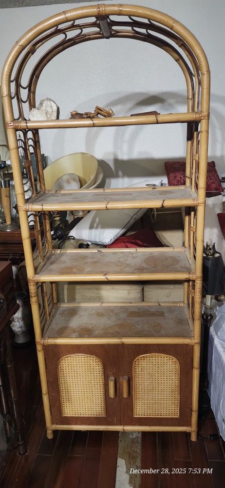 Set Of 7 Piece Old Bamboo Furniture