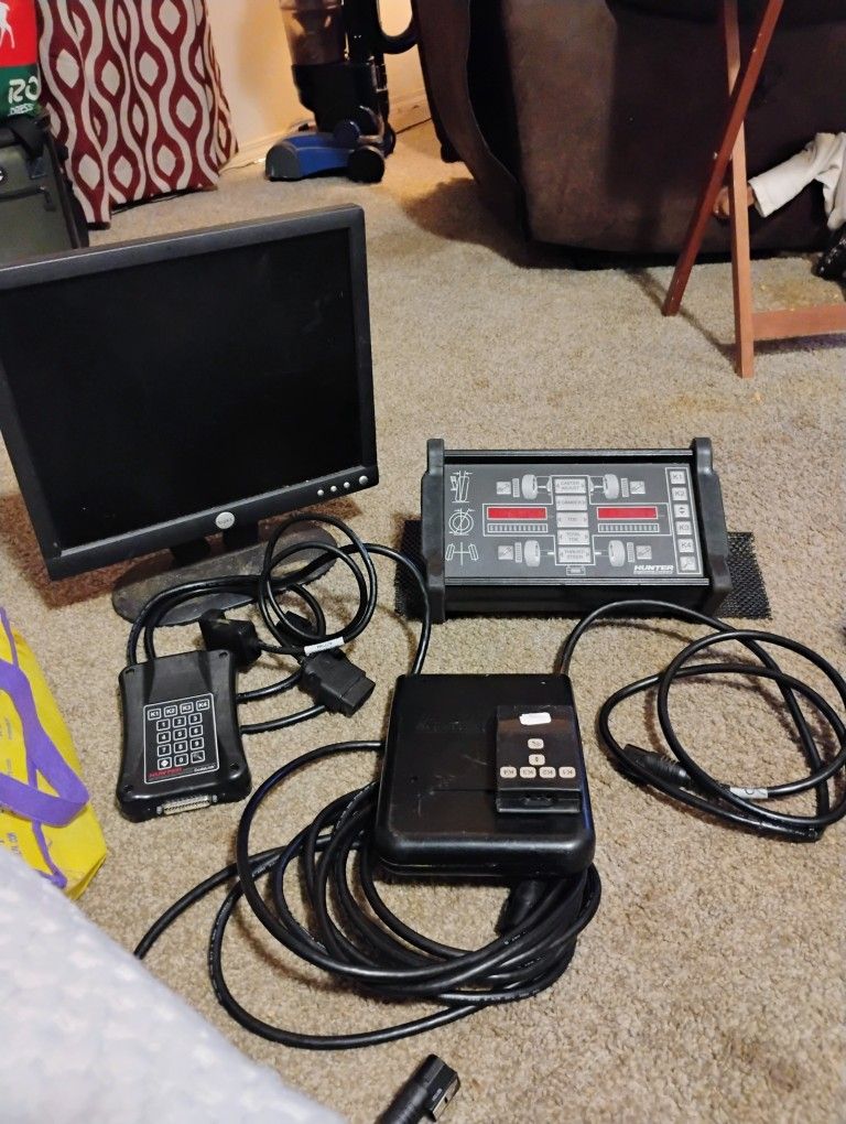Hunter Car Alignment Computer And Components