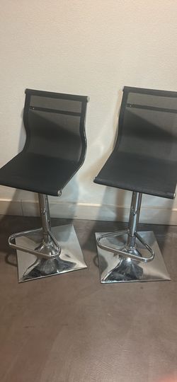 Two Bromi designed Dexter Bar Stools Barstool