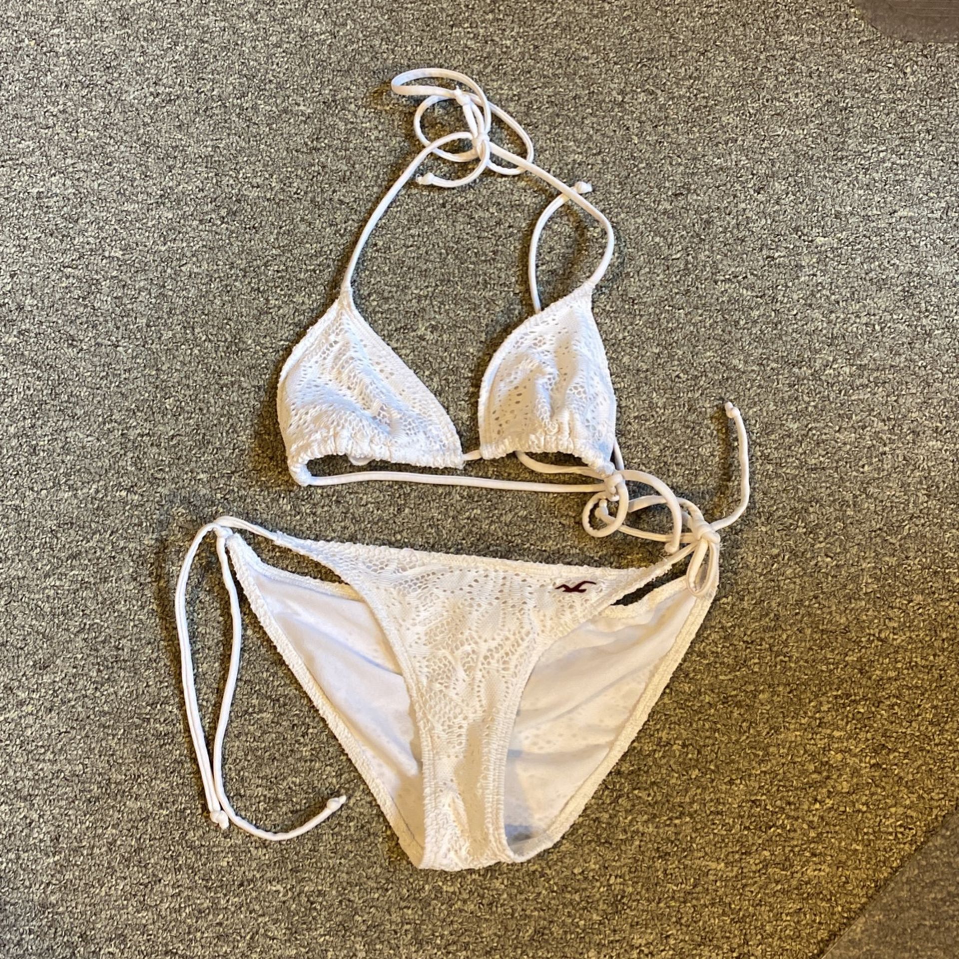 Holister White Lace Bikini Swimsuit